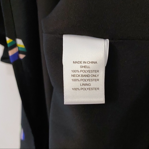 1. State Black Geometric Shift Dress - Picture 7 of 8